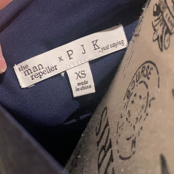 PJK Patterson J. Kincaid The Man Repeller Navy Dress - Picture 4 of 4